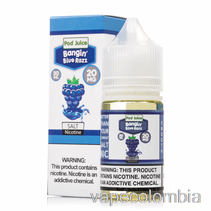 Kit Completo De Vapeo Bangin Blue Razz - Jugo De Vaina - 30ml 20mg